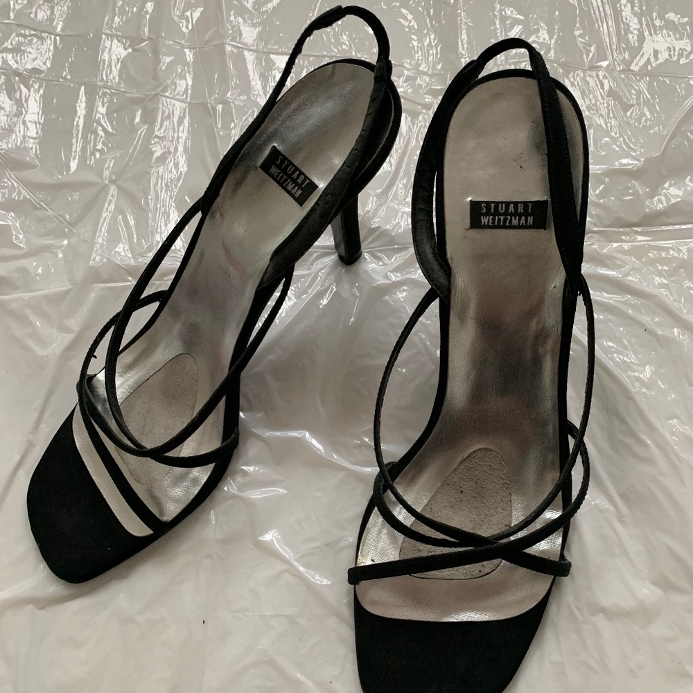 Stuart Weitzman 4inch strappy stilettos
